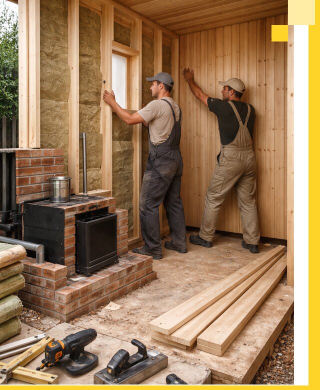 Строительство и установка дачных саун под ключ в Новошахтинске