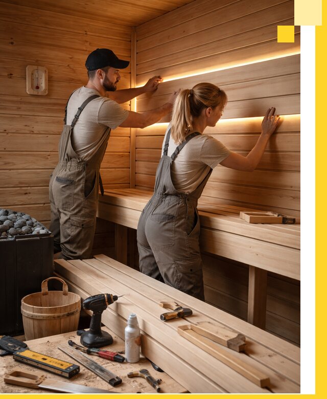 Дизайн саун и бань под ключ с индивидуальным проектом в Новошахтинске