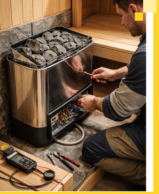 Продажа и установка электрокаменок для саун в Новошахтинске