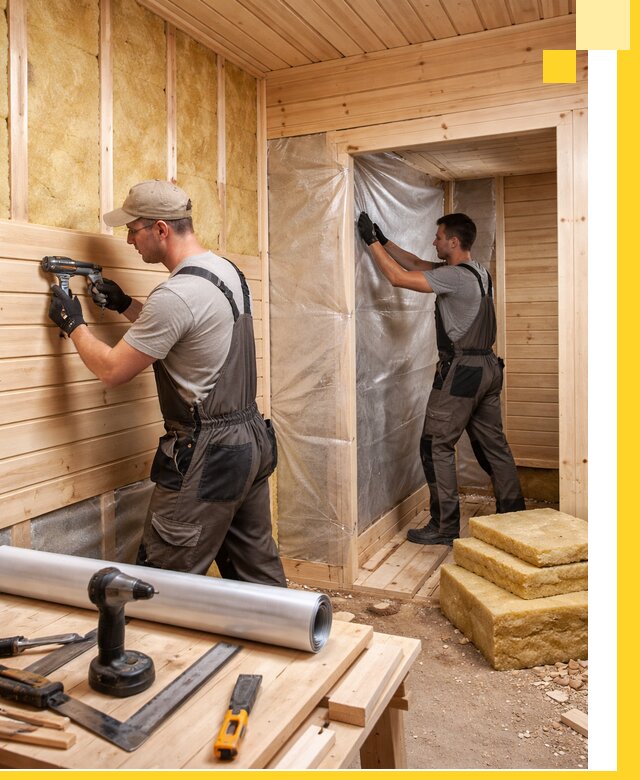 Бани под ключ в Новошахтинске с проектом и полным монтажом