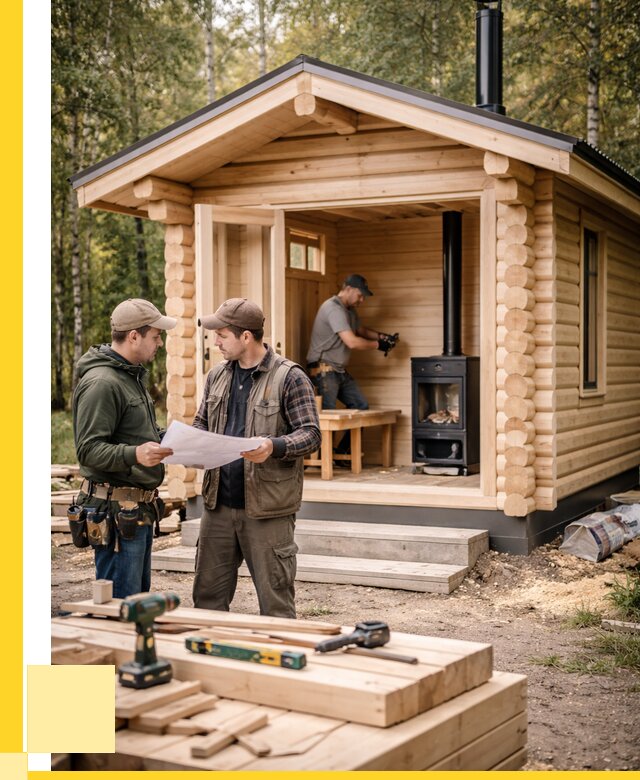 Монтаж бань под ключ в Новошахтинске — от 208320 р. | ЭриданНвш