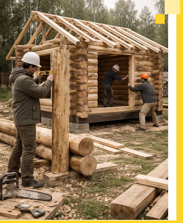 Строительство бань для дачи под ключ в Новошахтинске с доставкой и монтажом