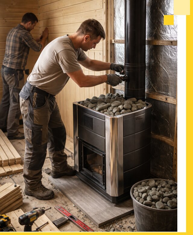 Проектирование и строительство парилок для бани в Новошахтинске под ключ