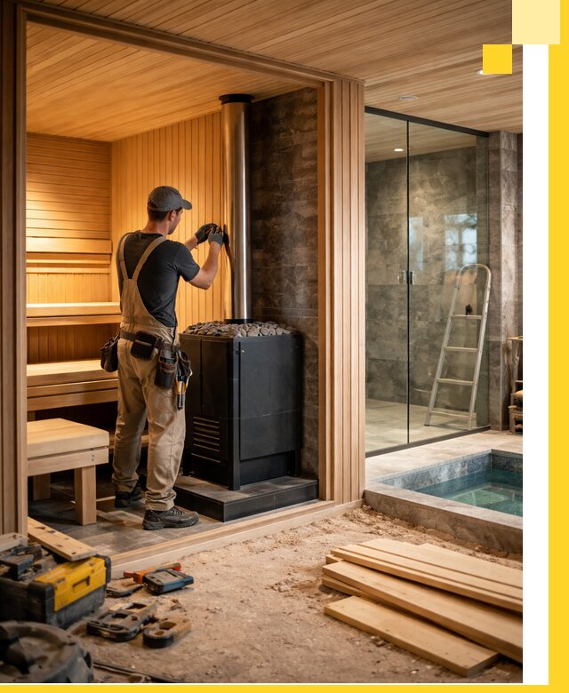 Полное строительство банных комплексов под ключ в Новошахтинске