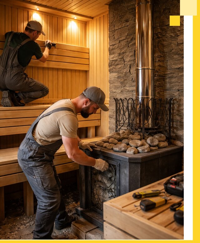 Комплексный дизайн бань, саун и зон отдыха в Новошахтинске