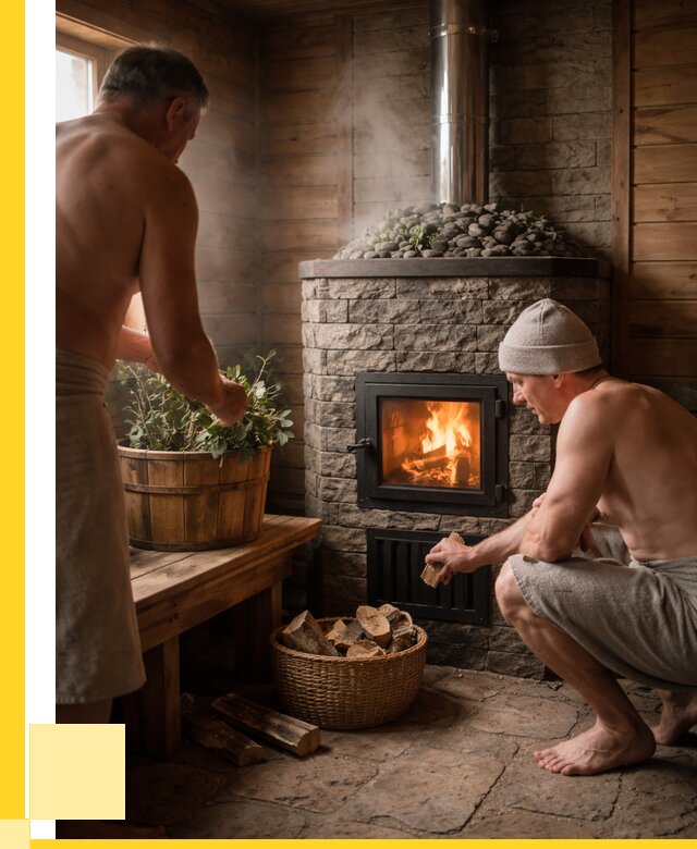 Банные печи под ключ в Новошахтинске от 46872 р. | ЭриданНвш кирпичная