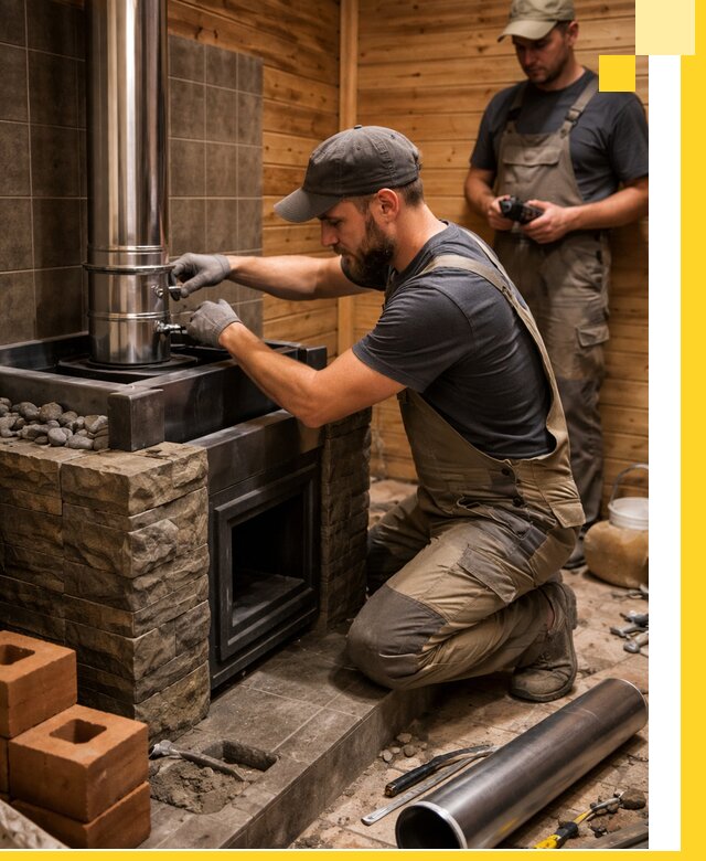 Изготовление и установка банных печей под ключ в Новошахтинске