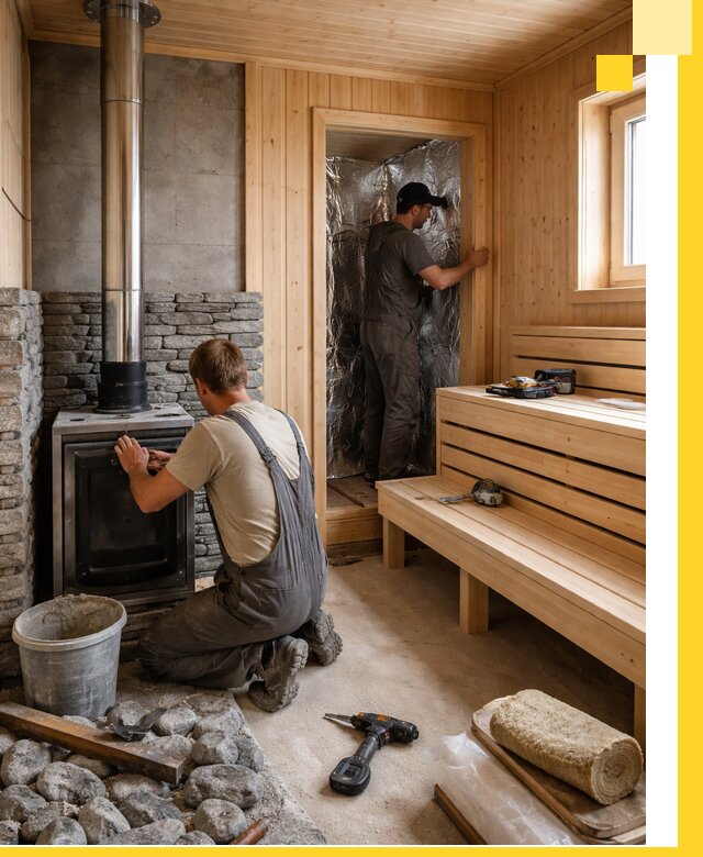 Строительство и изготовление бань под ключ в Новошахтинске