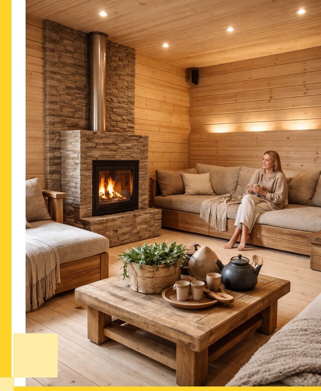 Проект бани с комнатой отдыха в Новошахтинске от 36456 р. | ЭриданНвш