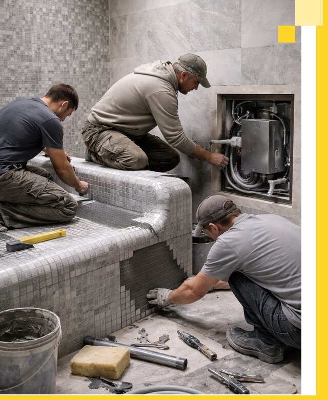 Проекты хамамов под ключ в Новошахтинске и дизайн и строительство