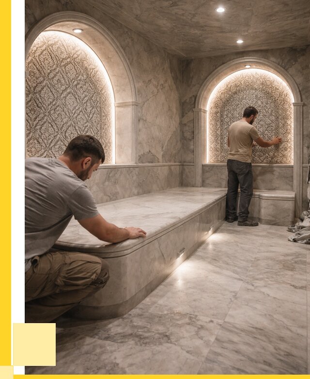 Турецкие бани под ключ в Новошахтинске от 260400 р. | ЭриданНвш