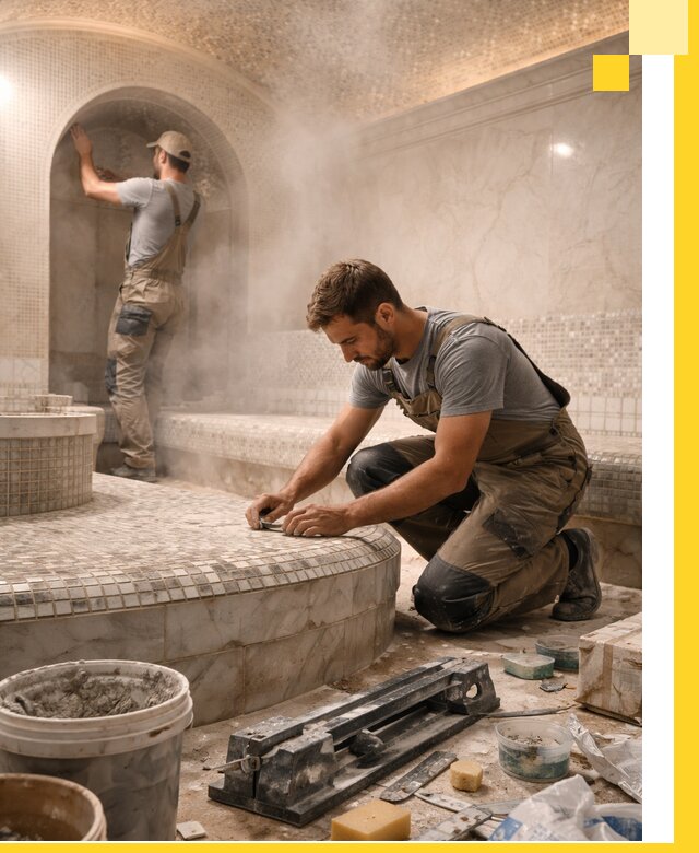 Профессиональный дизайн хамама и SPA под ключ в Новошахтинске