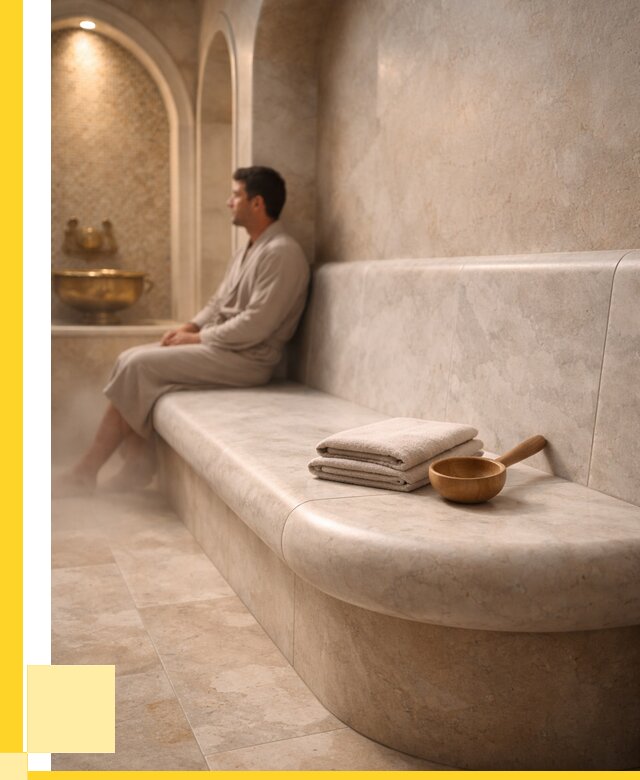 Сиденья для хамама в Новошахтинске под ключ от 12499 р. | ЭриданНвш