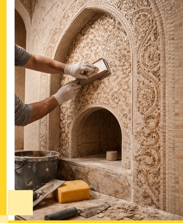 Мозаика для хамама в Новошахтинске под ключ от 5208 р. | ЭриданНвш