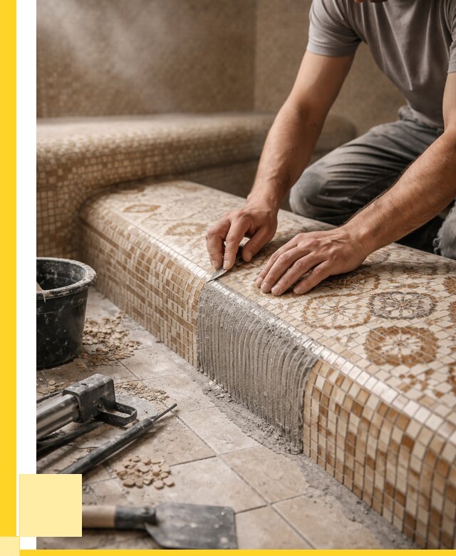 Плитка для хамама под ключ в Новошахтинске от 3646 р. | ЭриданНвш