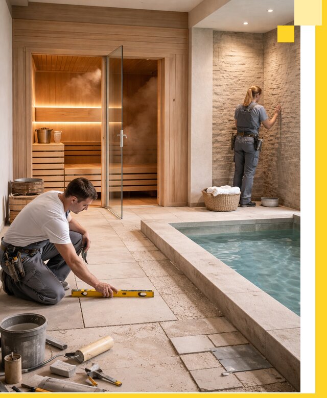 Комплексный дизайн и отделка интерьеров SPA под ключ в Новошахтинске